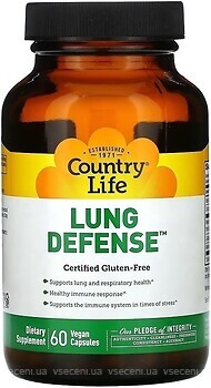 Фото Country Life Lung Defense 60 капсул