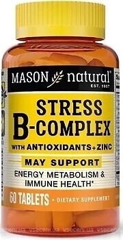 Фото Mason Natural Stress B-Complex 60 таблеток