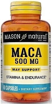 Фото Mason Natural Maca 500 мг 60 капсул