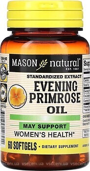 Фото Mason Natural Evening Primrose Oil 60 капсул