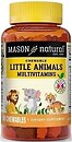 Фото Mason Natural Chewable Little Animals Multivitamins зі смаком фруктів 60 таблеток