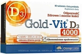 Фото Olimp Labs Gold-Vit D3 4000 IU 90 таблеток