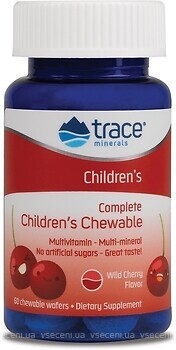 Фото Trace Minerals Complete Multi Children's зі смаком дикої вишні 60 таблеток