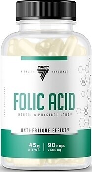 Фото Trec Nutrition Folic Acid 400 мкг 90 капсул