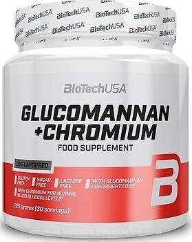 Фото BioTech Glucomannan + Chromium 225 г