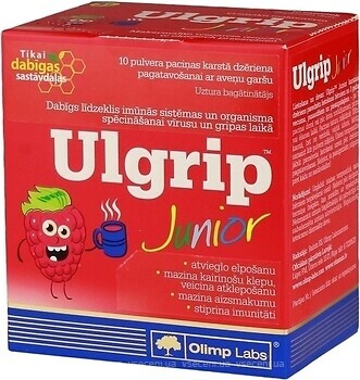 Фото Olimp Labs Ulgrip Junior со вкусом малины 10 саше
