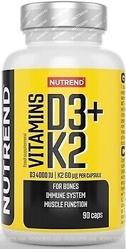 Фото Nutrend Vitamin D3 + K2 90 капсул