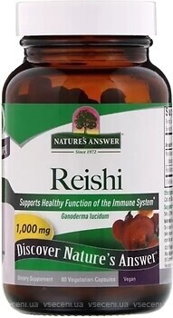 Фото Nature's Answer Reishi 1000 мг 60 капсул