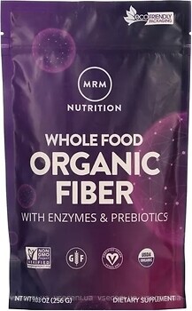 Фото MRM Organic Fiber with Enzymes and Prebiotics 256 г