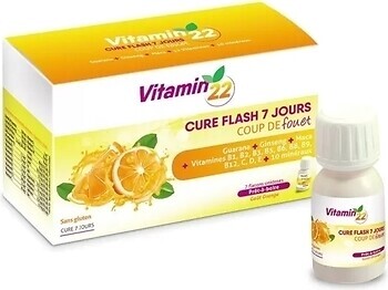 Фото Vitamin'22 Cure Flash 7 Jours зі смаком апельсина 7 флаконів