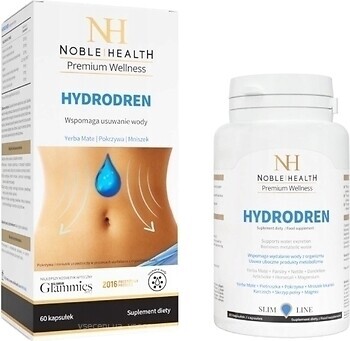 Фото Noble Health Slim Line Hydrodren 60 таблеток