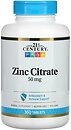 Фото 21st Century Zinc Citrate 50 мг 360 таблеток