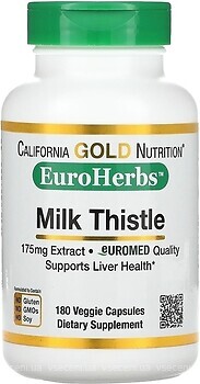 Фото California Gold Nutrition Milk Thistle 175 мг 180 капсул