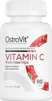 Фото OstroVit Natural Vitamin C From Rose Hips 60 таблеток