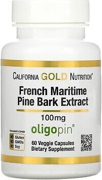Фото California Gold Nutrition French Maritime Pine Bark Extract 60 капсул