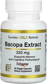 Фото California Gold Nutrition Bacopa Extract 320 мг 30 капсул