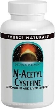 Фото Source Naturals N-Acetyl Cysteine 1000 мг 120 таблеток