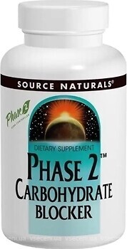 Фото Source Naturals Phase 2 Carbohydrate Blocker 500 мг 60 таблеток
