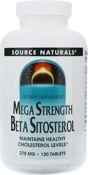 Фото Source Naturals Beta-Sitosterol 375 мг 120 таблеток