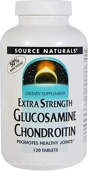 Фото Source Naturals Glucosamine Chondroitin 120 таблеток