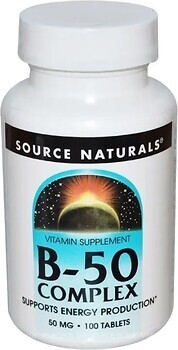 Фото Source Naturals Vitamin B-50 Complex 100 таблеток