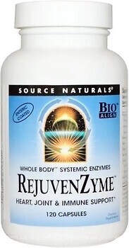 Фото Source Naturals RejuvenZyme 120 капсул