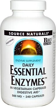 Фото Source Naturals Essential Enzymes 500 мг 240 капсул