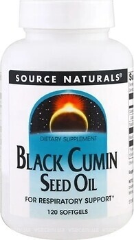 Фото Source Naturals Black Cumin Seed Oil 120 капсул