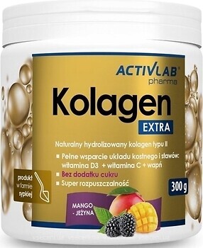 Фото Activlab Collagen Extra зі смаком манго і ожини 300 г