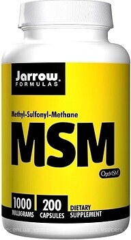 Фото Jarrow Formulas MSM 1000 мг 200 капсул