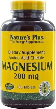 Фото Nature's Plus Magnesium 200 мг 180 таблеток