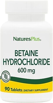 Фото Nature's Plus Betaine Hydrochloride 600 90 таблеток