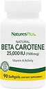 Фото Nature's Plus Beta Carotene 25000 IU 90 капсул