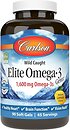 Фото Carlson Labs Wild Norwegian Elite Omega-3 1600 мг зі смаком лимона 90 капсул