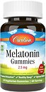Фото Carlson Labs Melatonin 2.5 мг зі смаком полуниці 60 таблеток