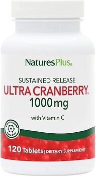 Фото Nature's Plus Ultra Cranberry 1000 мг 120 таблеток