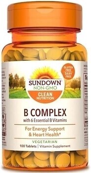 Фото Sundown Naturals B-Complex 100 таблеток