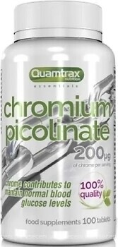 Фото Quamtrax Chromium Picolinate 200 мкг 100 таблеток