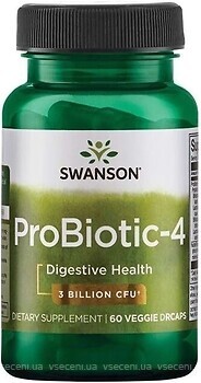 Фото Swanson ProBiotic-4 60 капсул