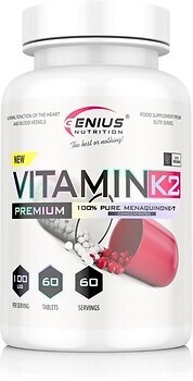 Фото Genius Nutrition Vitamin K2 60 таблеток