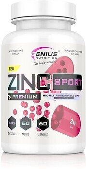 Фото Genius Nutrition Zinc Citrate 60 таблеток