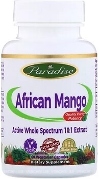 Фото Paradise Herbs African Mango 150 мг 60 капсул