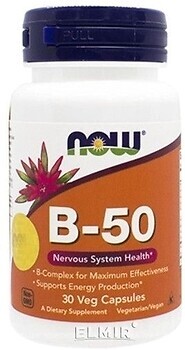 Фото Now Foods B-50 30 капсул