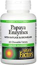 Фото Natural Factors Papaya Enzymes 60 таблеток