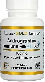 Фото California Gold Nutrition Andrographis Immune with AP-BIO 120 таблеток
