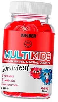 Фото Weider Multi-Kids Gummies зі смаком вишні 50 таблеток