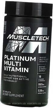 Фото Muscletech Platinum Multivitamin 180 таблеток