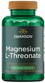 Фото Swanson Magnesium L-Theonate 90 капсул
