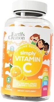 Фото Earth's Creation Vitamin C Gummy 60 таблеток