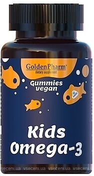 Фото Golden Pharm Omega 3 Kids 60 таблеток